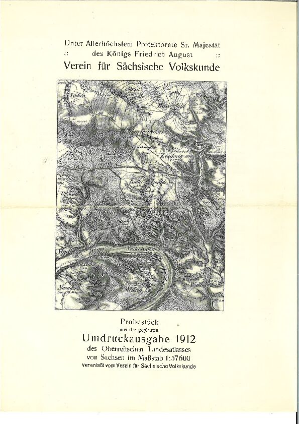 Objektbild: Werbedruck Oberreitscher Landesatlas (1912)