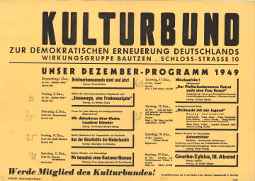 Projektbild: Druckschriften zur Kulturpolitik in der DDR (1949-1987)